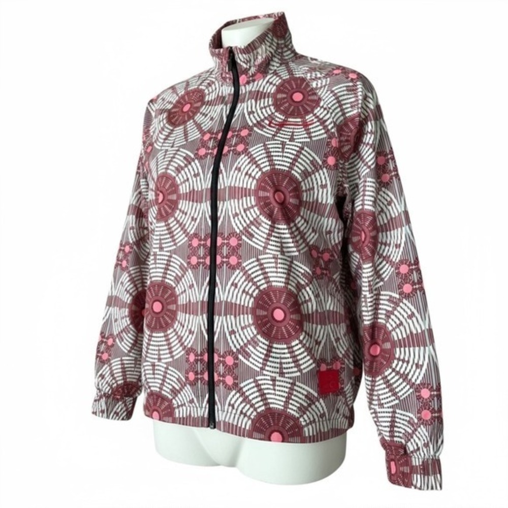 River Island Festival Windbreaker Jacket S Funky Geometric Print